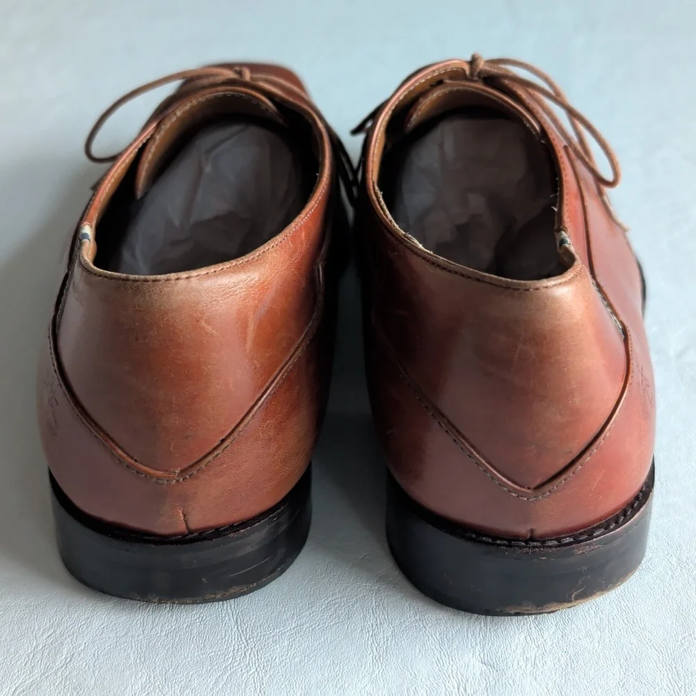 JOHN FLUEVOG Brown Leather Oxford Derby Lace Up Shoes Men's Size 11.5